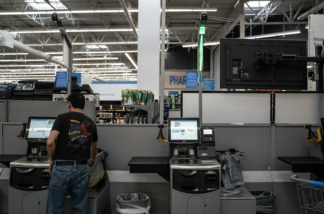 store security officer monitoring aisles